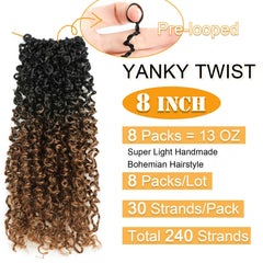 Aksice Spring Mini Twist 8-inch braids add voluminous texture with light comfort