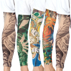 Akstore tattoo sleeve crown heart design for chic flair and seamless wear