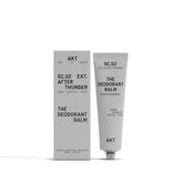 AKT Deodorant Balm bottle highlights aluminum-free protection for all-day freshness.