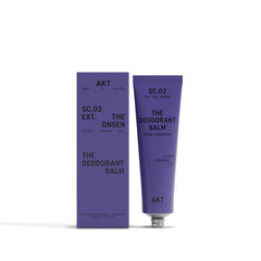AKT Deodorant Balm The Onsen packaging shows plastic-free design.