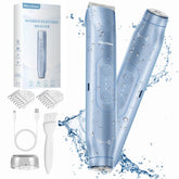 Akunbem bikini trimmer dual-head for face and body grooming.