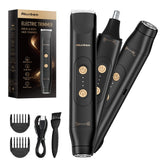 Akunbem dual-head shaver for versatile grooming across face and body.