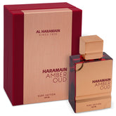 Al Haramain Amber Oud Ruby bottle front highlights premium unisex fragrance for daily wear.