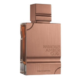 Al Haramain Amber Oud Tobacco Edition bottle showing unisex fragrance with lasting appeal.
