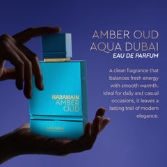 Al Haramain Amber Oud woody base with vanilla and musk for lasting comfort.