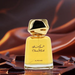 Al-Rehab Choco Musk top notes with amber spice evoke cozy evenings