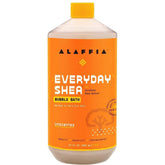 Alaffia Bubble Bath sin fragancia: botella para un baño suave e hidratante