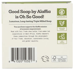 Alaffia Jabón de Menta, espuma suave durante la limpieza.
