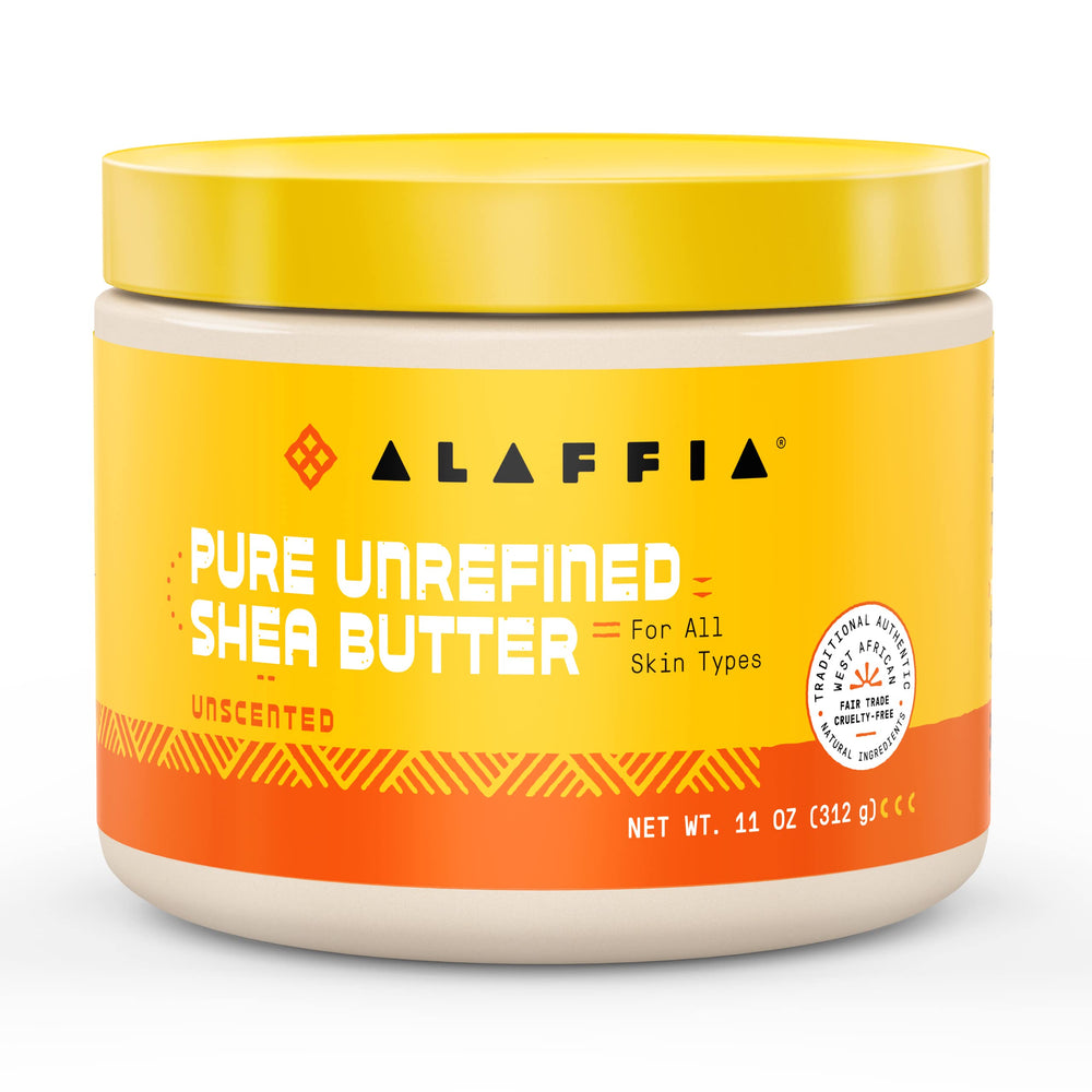 Alaffia Manteca Karité sin fragancia para piel seca, crema corporal suave