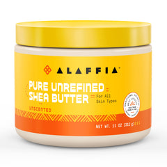 Alaffia Manteca Karité sin fragancia para piel seca, crema corporal suave