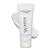 ALASTIN SilkSHIELD sunscreen bottle closeup showing fragrance-free protection.