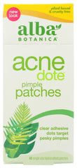 Parche Acnedote para acne en la cara de Alba Botanica protege la piel