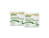 Alba Botanica moisturizer bottle with light, pore-minimizing formula