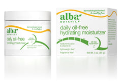Alba Botanica hidratante diario sin aceite en envase 3 oz mejora la apariencia de poros