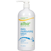 Alba Botanica Loción cuerpo hidratante 32oz, ideal para piel seca y suave.