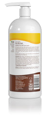 Alba Botanica More Moisture Shampoo coconut milk ingredients close-up for natural hydration