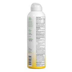 Envase de Alba Botanica SPF 50 en aerosol de 5 onzas listo para uso.
