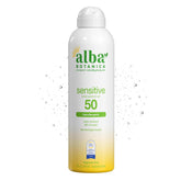 Alba Botanica protector solar spray para rostro y cuerpo con protección diaria.