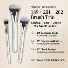 ALBEAUT 202 multitask cheek brush blends blush and contour softly