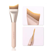 ALBEAUT Untra-thin Flat Foundation Brush front view for precise, skin-like makeup application