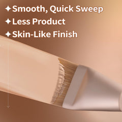 ALBEAUT Untra-thin Flat Foundation Brush on-face base application for even skin tone