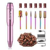 Alety electric nail drill kit portable for on-the-go nail art
