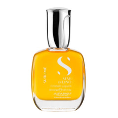 Alfaparf Milano Cristalli Liquidi bottle pouring for instant gloss