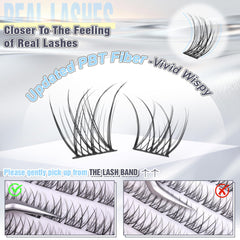 ALICE 8-12mm clusters create natural dimension and movement for a awake appearance.