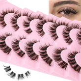 ALICE Cluster Lashes 56 wisps for a natural cat-eye look and easy DIY application.