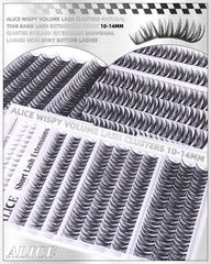 ALICE Flaunt Lash Clusters short-volume clusters ready for quick wear