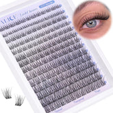 ALICE natural wispy cluster lashes 8-16mm for subtle daily enhancement.