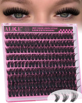 ALICE Wispy Lash Clusters pack 180pcs for versatile at-home looks.