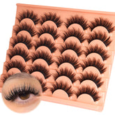 ALICROWN Fuzzy Eyelashes pack of 12 for natural everyday elegance.