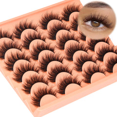Close-up of ALICROWN Fuzzy Eyelashes showing wispy, lightweight fibers.