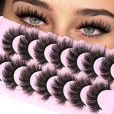 ALICROWN HAIR Mink Lashes deliver full dramatic volume for a bold daytime look.