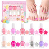 ALIKOSSTOR esmalte infantil rosa, conjunto para juego diario y creatividad.