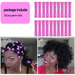Alimiriam large and small rod sizes shown for versatile natural hair curling.