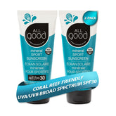 All Good Sunscreen Sport Lotion bottle front shows the 2-pack and SPF 30+ for outdoor use.