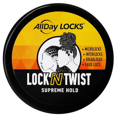 AllDay Locks edge-control styling helps define braids and twists with smooth, residue-free finish.