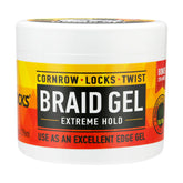 AllDay Locks gel de trenza extrema ofrece sujeción duradera para trenzas.