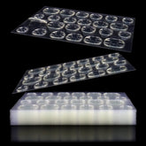 Allstarry adhesive tabs pack close-up for quick, mess-free nail prep.