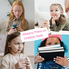 Allstarry uñas decorativas niñas: uso seguro para manualidades en casa.