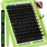 Allureza lash clusters kit 14-24mm offers natural to dramatic volume options.