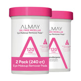 Almay almohadillas desmaquillante ojos micelares, limpieza suave y eficaz