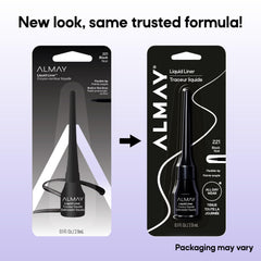 Almay delineador líquido sin manchas para un delineado limpio.