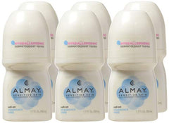 Desodorante Almay, lista de ingredientes, sin fragancia, para piel sensible.