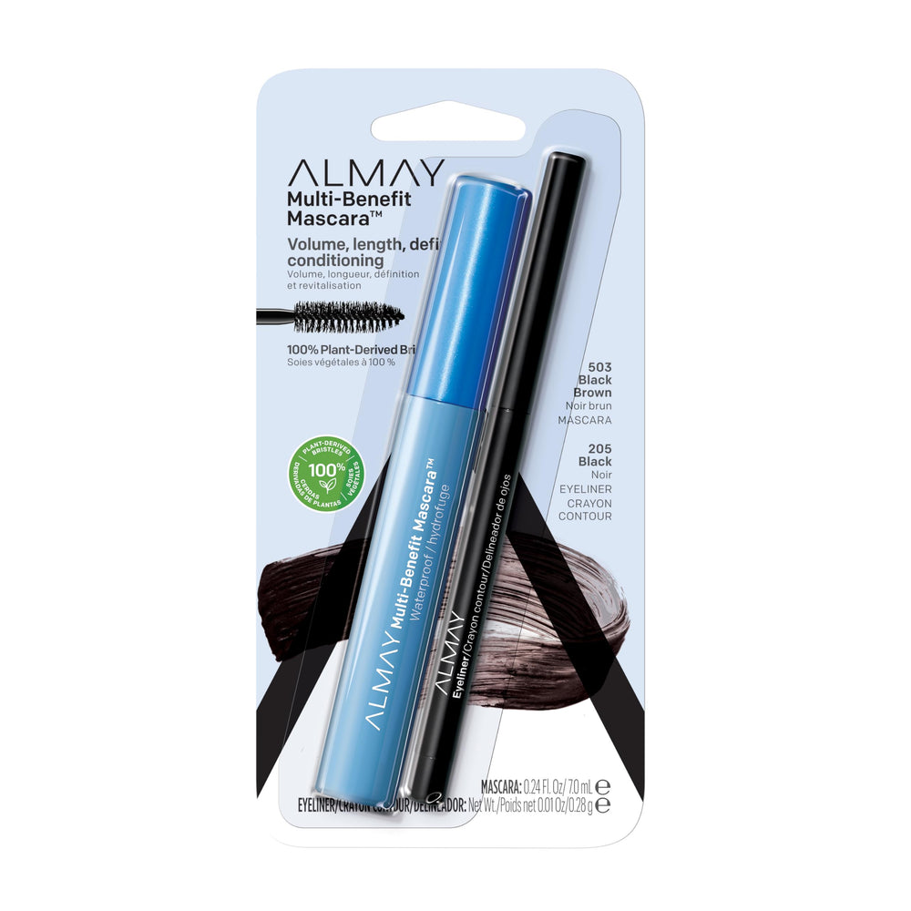 Almay Multi-Benefit Mascara boosts lash volume for dramatic eyes.