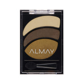Almay Shadow Trio Coppery Blaze palette front view for quick everyday smoky eye