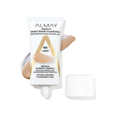 Almay Smart Shade: botella y tapón para un uso higiénico y cómodo.