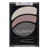 Almay Smoky Trio Palette compact with Lavender Haze for bold, crease-free looks.